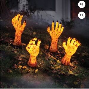 Member's Mark Zombie Hand Stake Lights, Set of 4